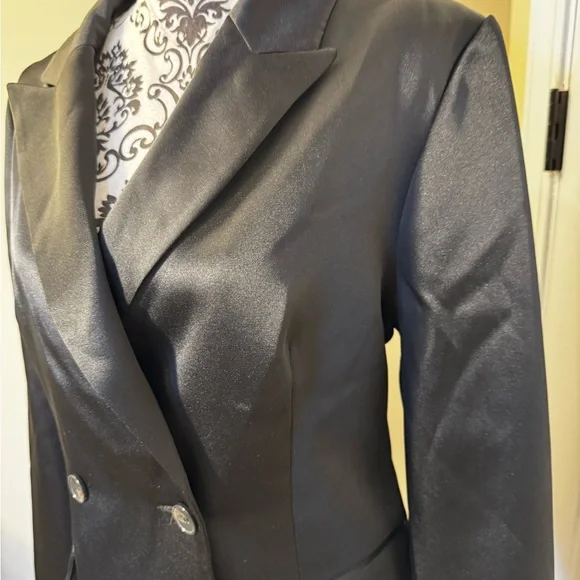 H&M Black Double-Breasted Coat Dress - Picture 5 of 10